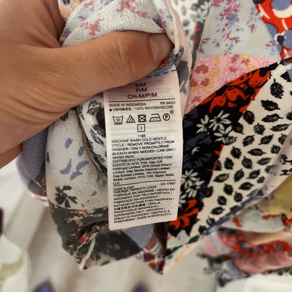 Gap Multi-Coloured Patchwork Cardigan - image 4